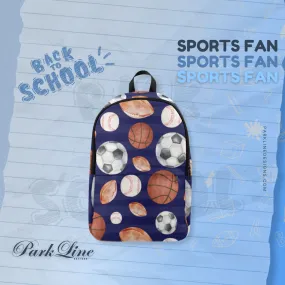 Sports Fan Fabric Backpack - Durable, Lightweight & Stylish for Him