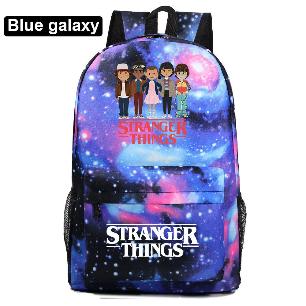 Stranger Things Backpack Youth Student Schoolbag Men's and Women's Casual Backpack