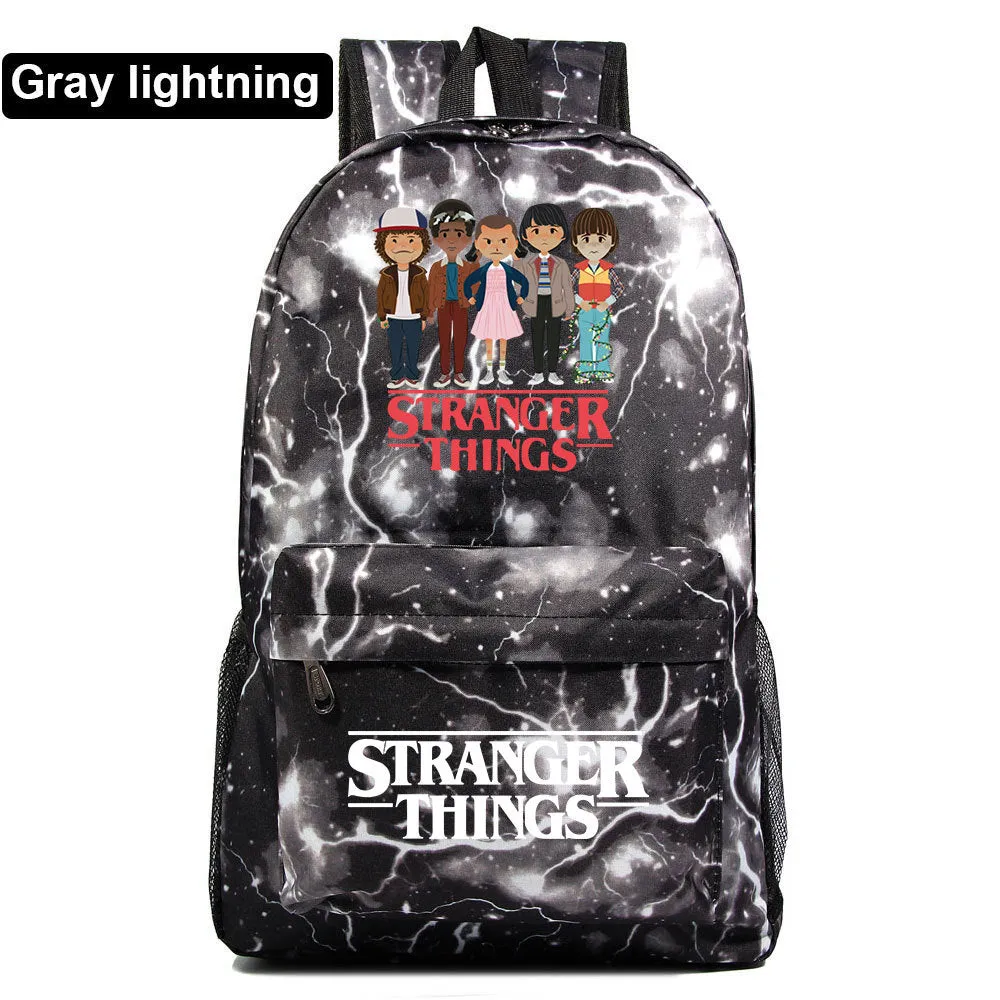 Stranger Things Backpack Youth Student Schoolbag Men's and Women's Casual Backpack