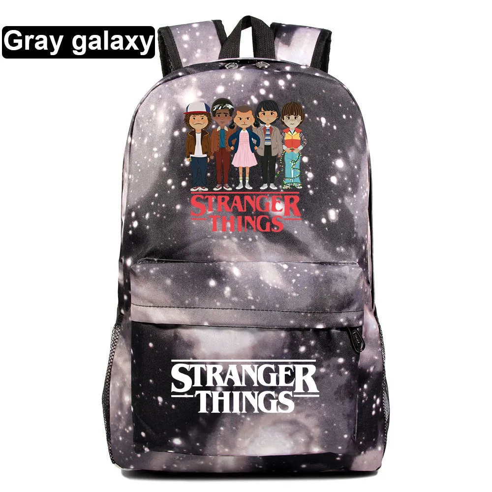 Stranger Things Backpack Youth Student Schoolbag Men's and Women's Casual Backpack