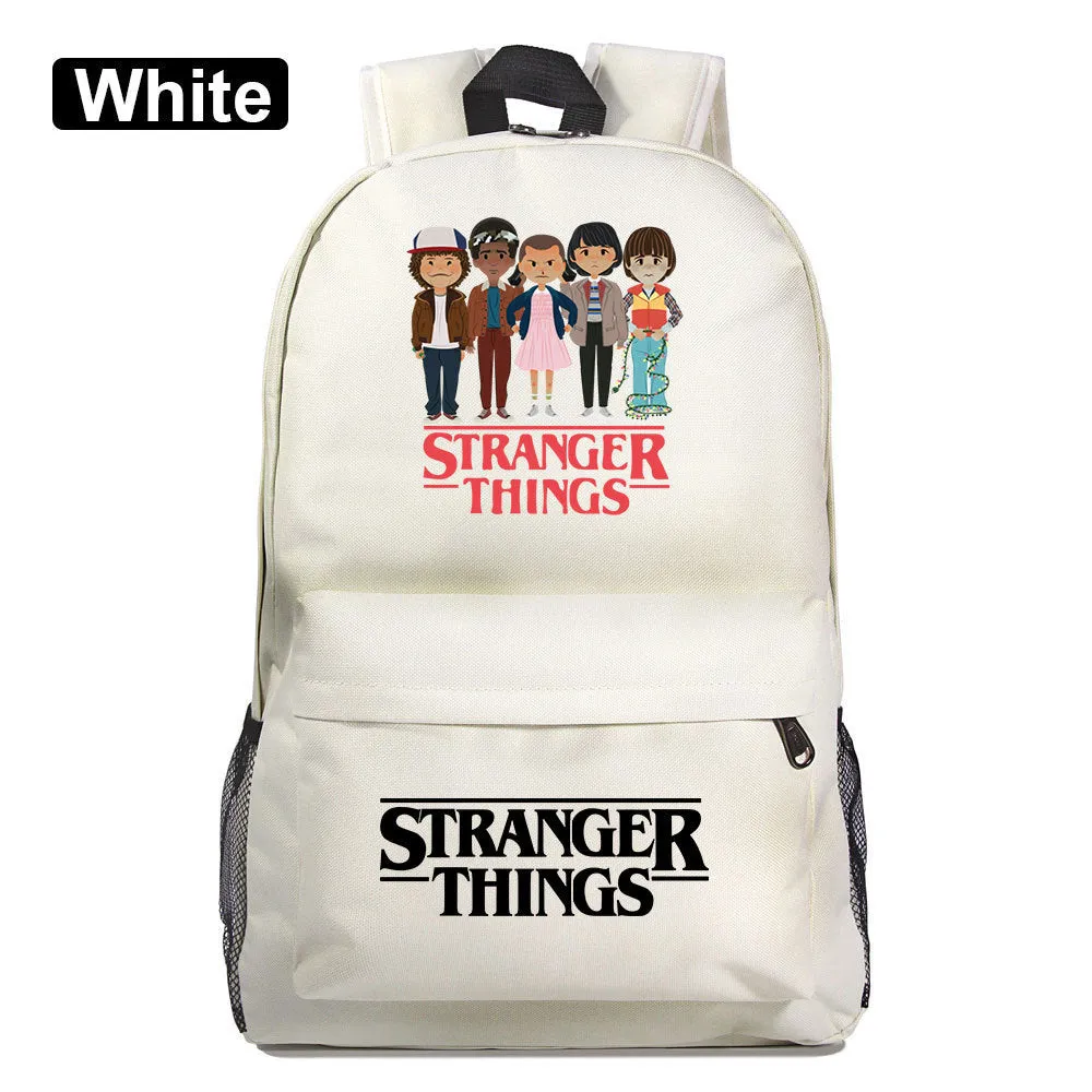 Stranger Things Backpack Youth Student Schoolbag Men's and Women's Casual Backpack