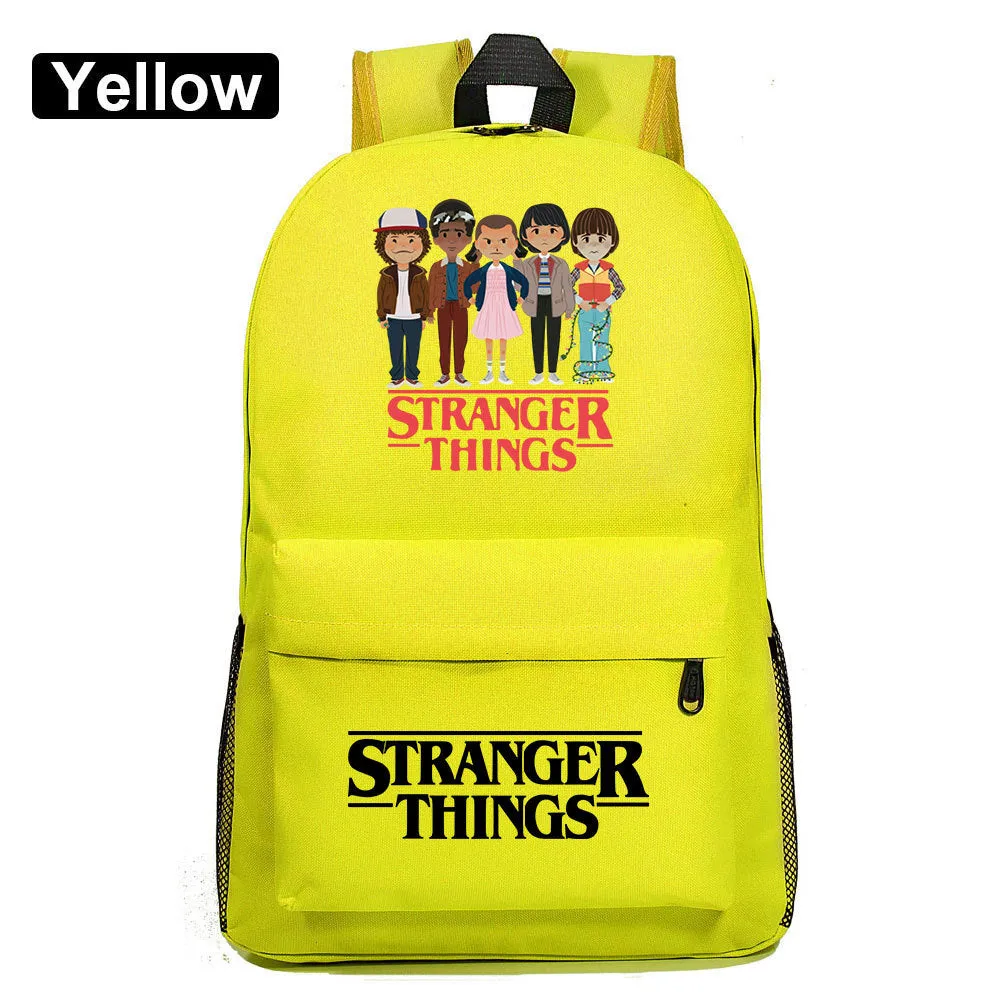 Stranger Things Backpack Youth Student Schoolbag Men's and Women's Casual Backpack