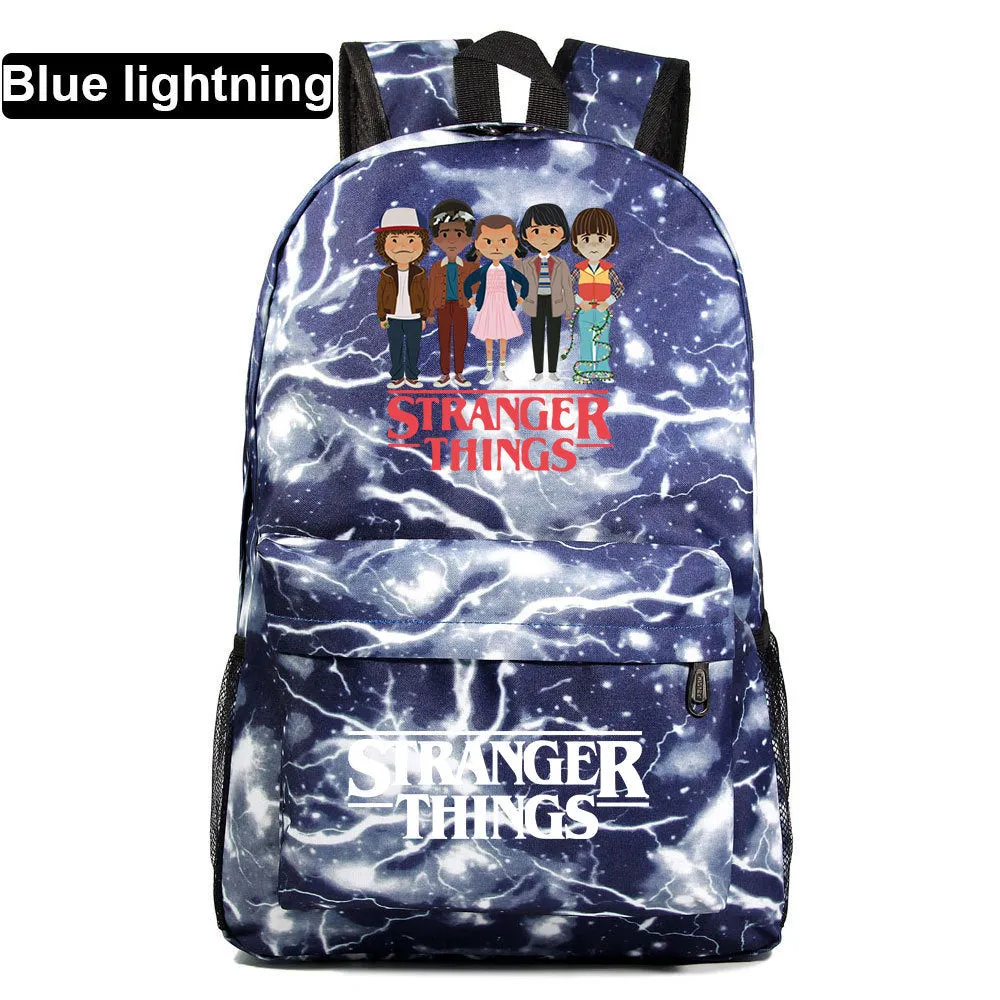 Stranger Things Backpack Youth Student Schoolbag Men's and Women's Casual Backpack