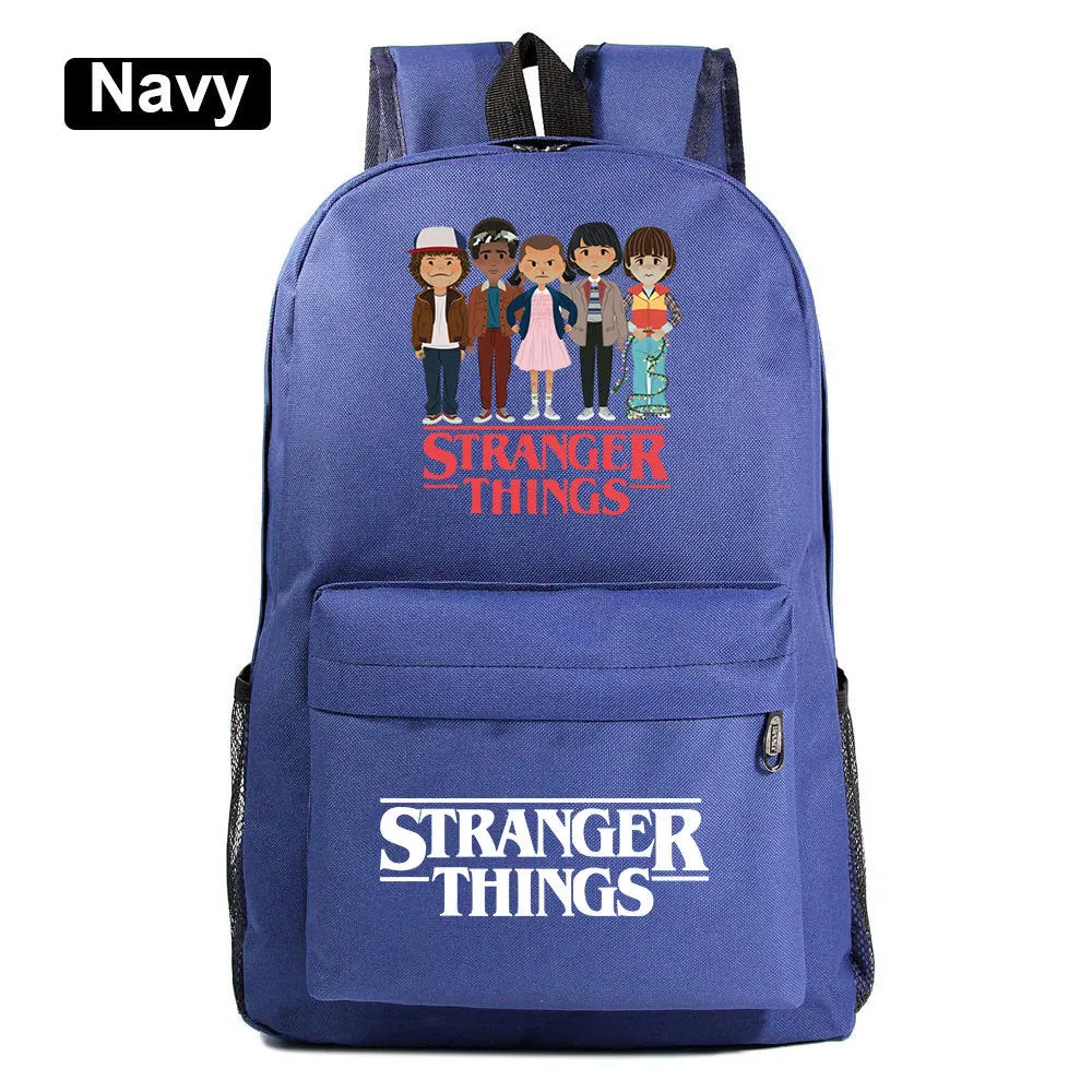 Stranger Things Backpack Youth Student Schoolbag Men's and Women's Casual Backpack