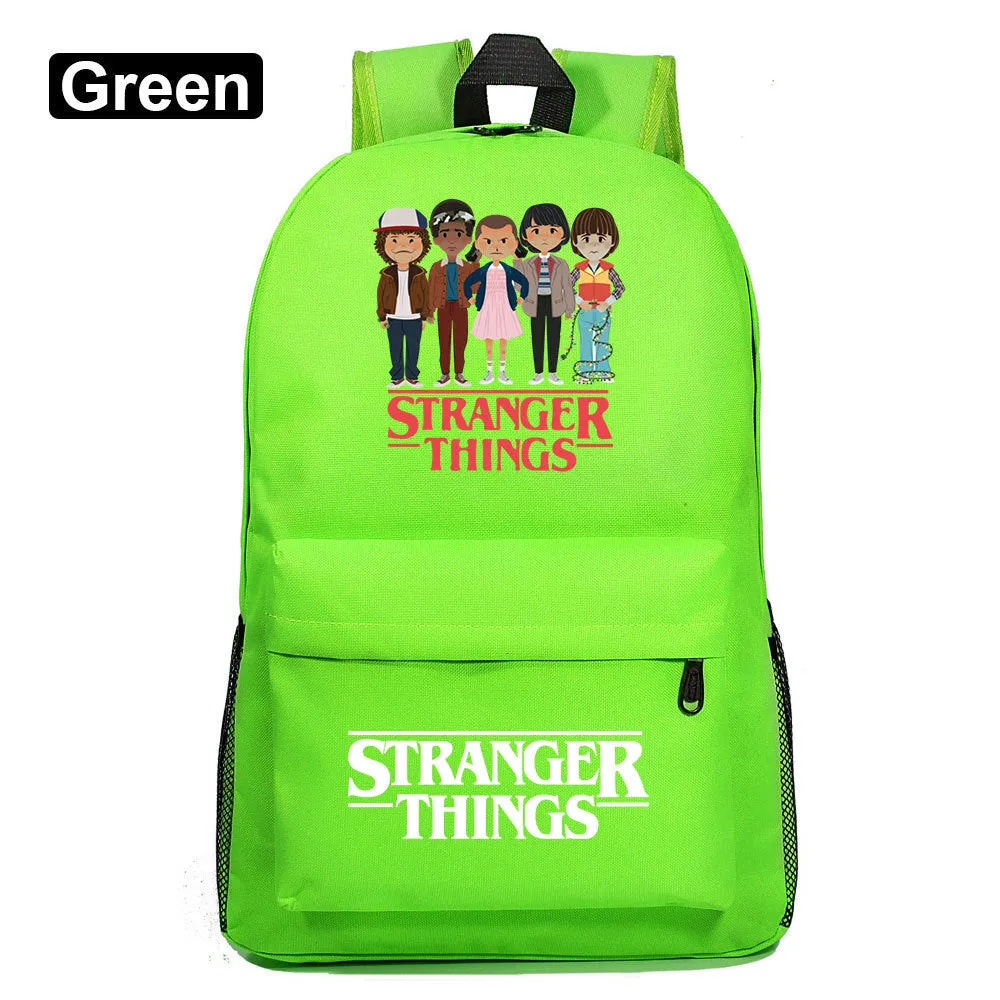 Stranger Things Backpack Youth Student Schoolbag Men's and Women's Casual Backpack