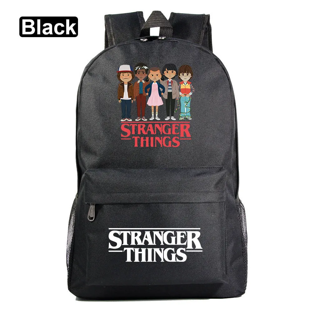 Stranger Things Backpack Youth Student Schoolbag Men's and Women's Casual Backpack