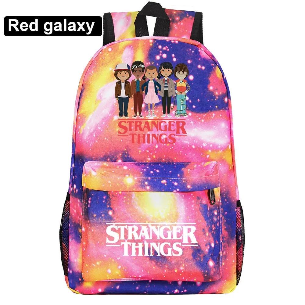 Stranger Things Backpack Youth Student Schoolbag Men's and Women's Casual Backpack