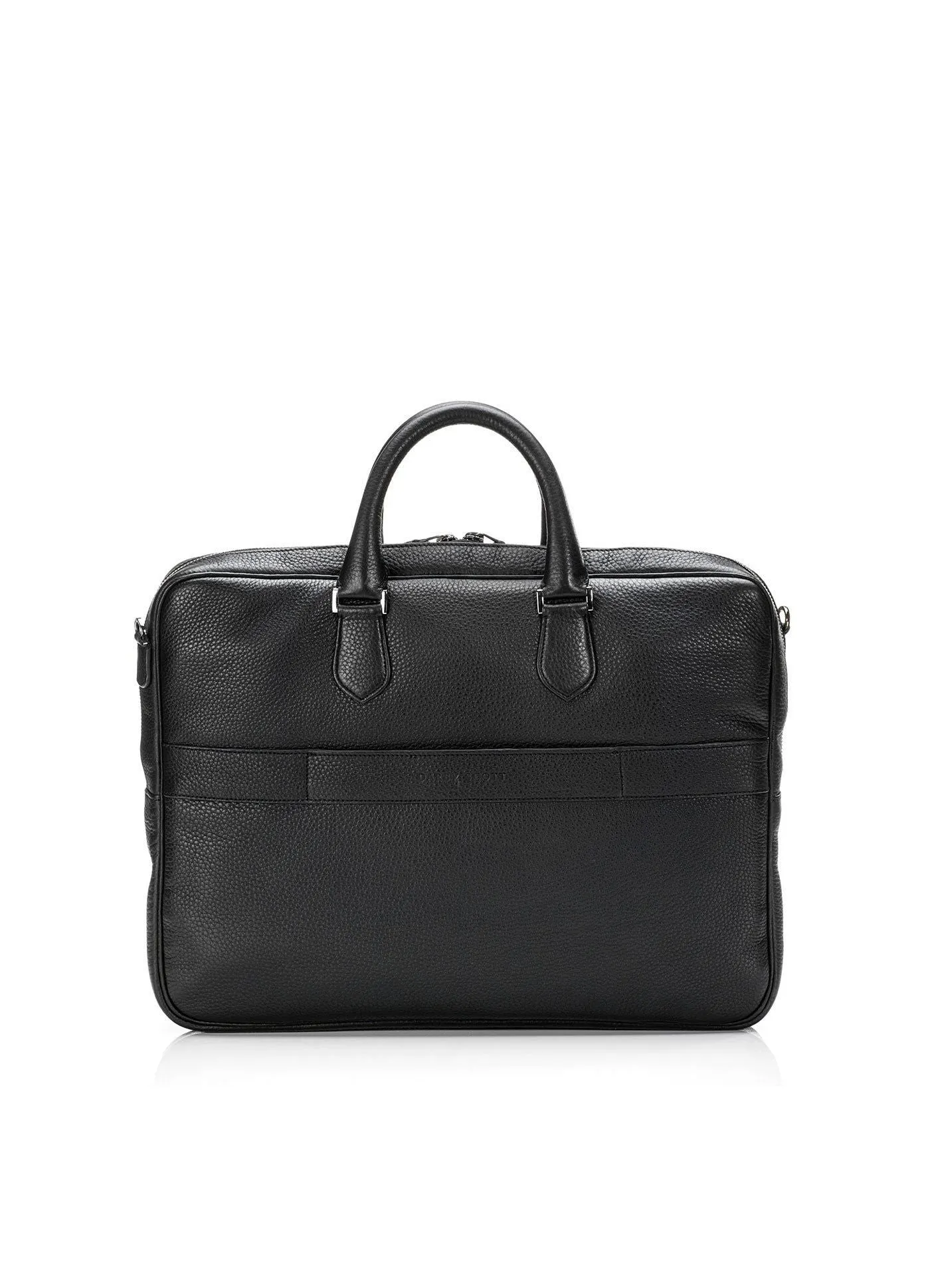 Stratton Attaché - Black Leather Briefcase