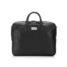 Stratton Attaché - Black Leather Briefcase