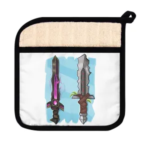 Swords Pot Holder with Pocket