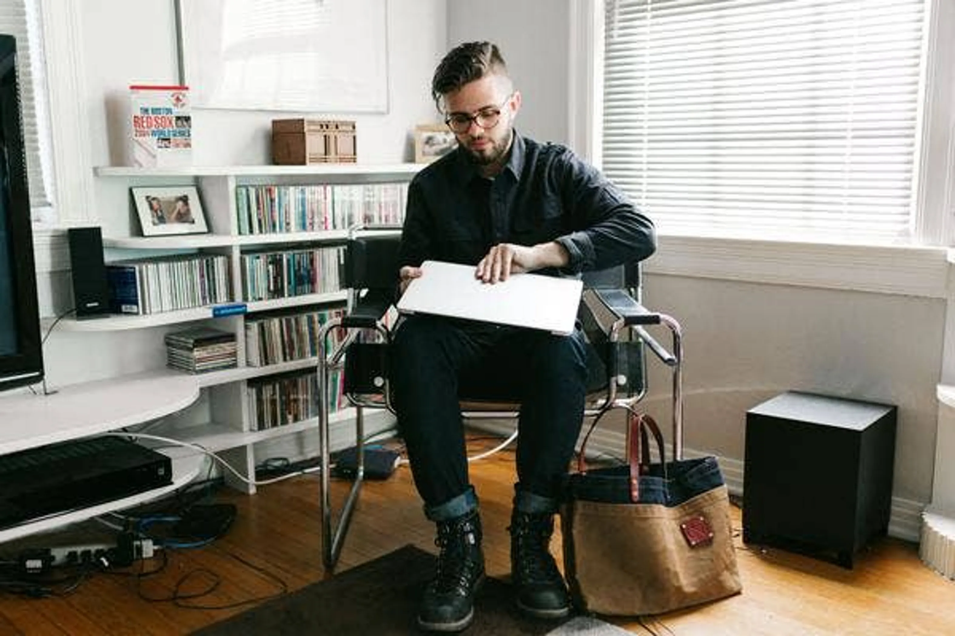 The Man Carry Briefcase