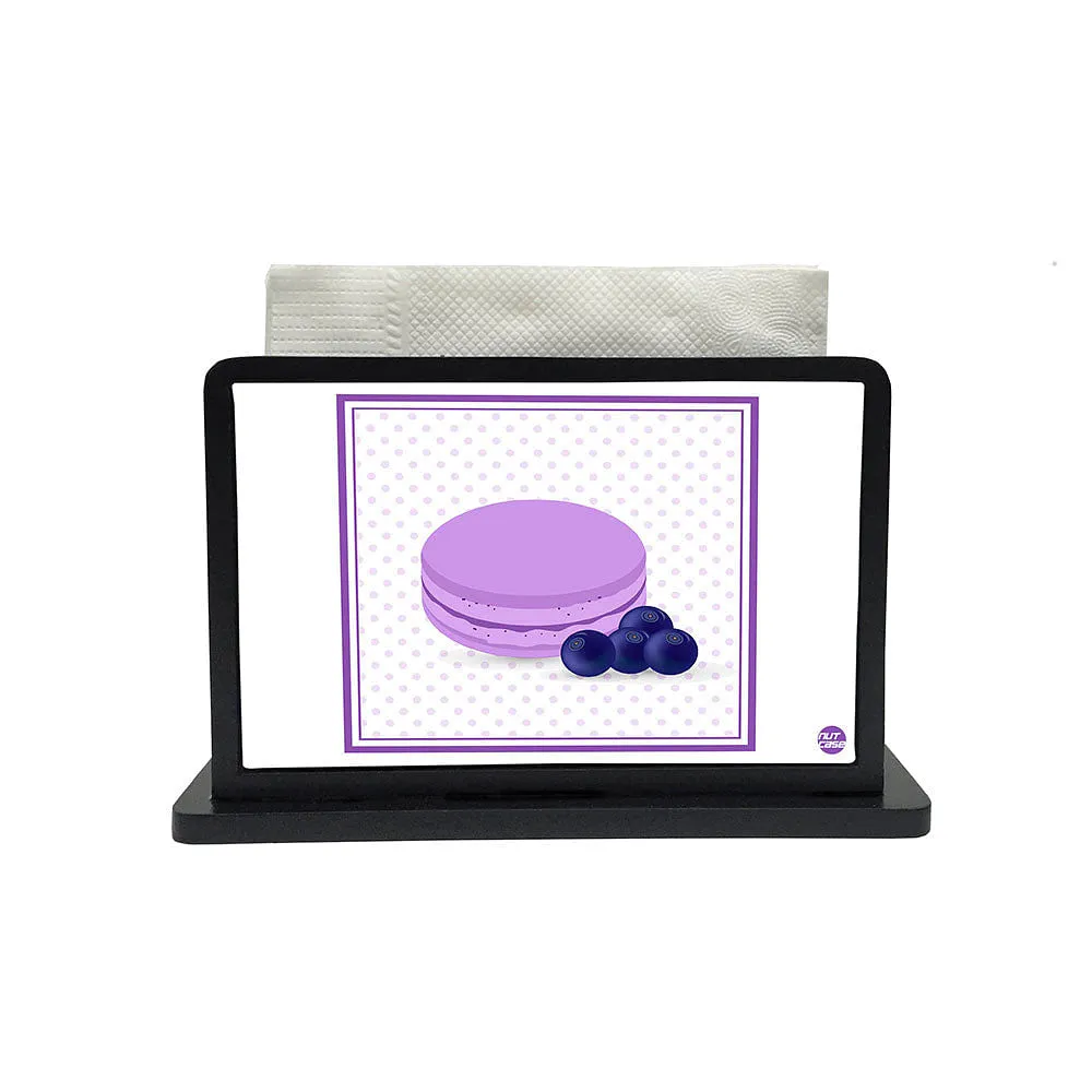 Tissue Holder Paper Napkin Stand - Blue Grapes