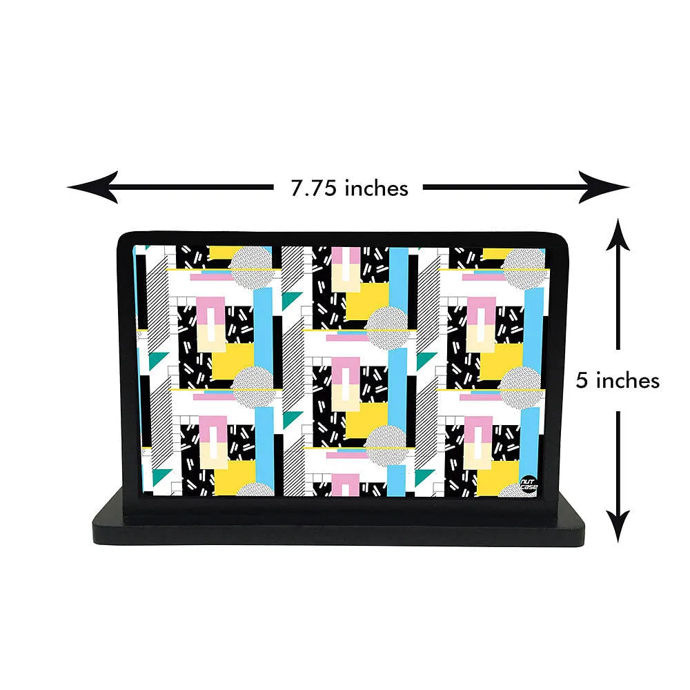 Tissue Holder Paper Napkin Stand - Check Box Pattern