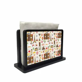 Tissue Holder Paper Napkin Stand - Colorful Angles