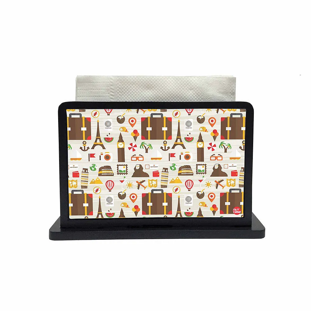 Tissue Holder Paper Napkin Stand - Colorful Angles