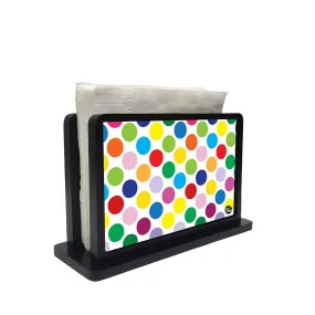 Tissue Holder Paper Napkin Stand - Colorful Dots