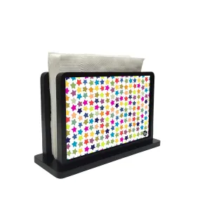 Tissue Holder Paper Napkin Stand - Colorful Stars