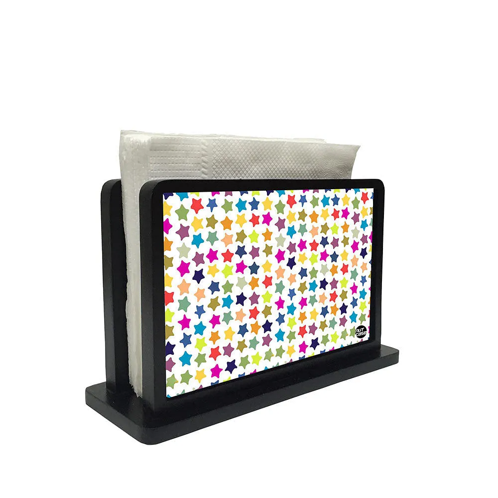 Tissue Holder Paper Napkin Stand - Colorful Stars