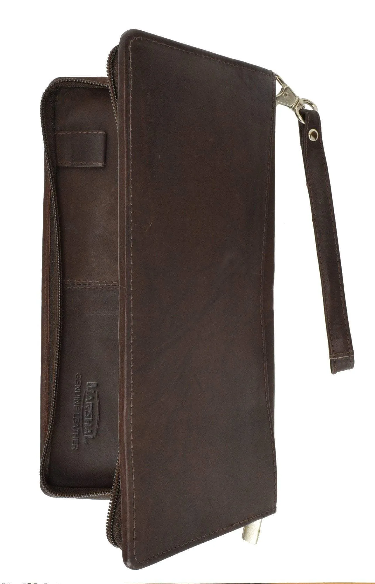 Top Grain Genuine Leather Travel Organizer Wallet Passport Holder 563 CF (C)