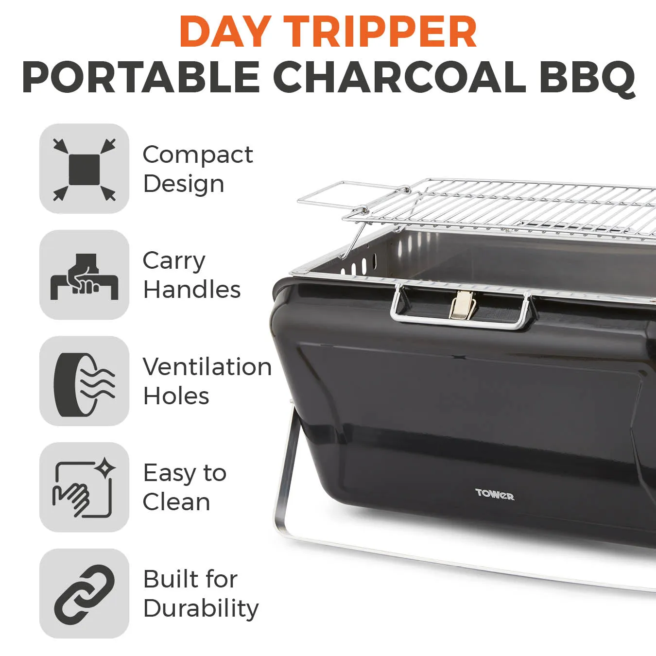 Tower BBQ Day Tripper - Black
