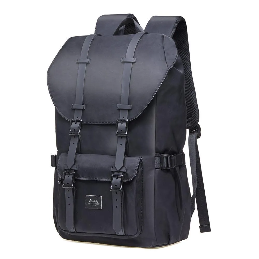 Travel Laptop Backpack, Outdoor Rucksack, School backpack Fits 15.6" Laptop(Black)