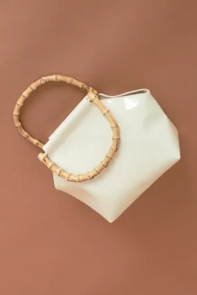 Vegan Leather Bamboo Bag