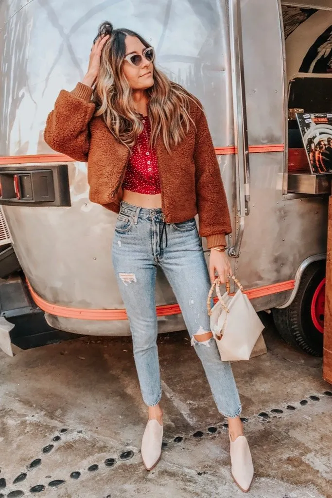 Vegan Leather Bamboo Bag