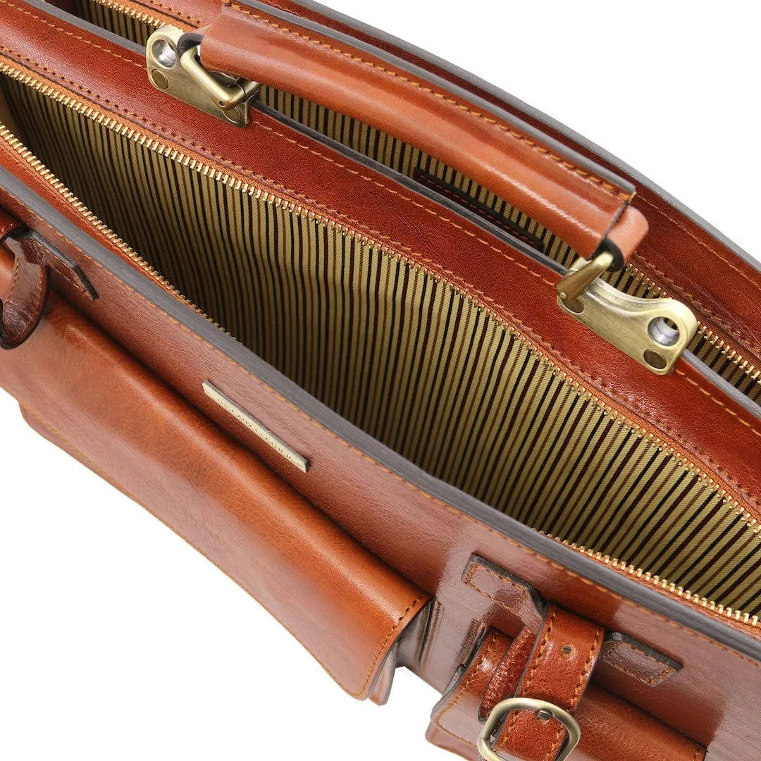 Venezia - Leather briefcase 2 compartments | TL141268