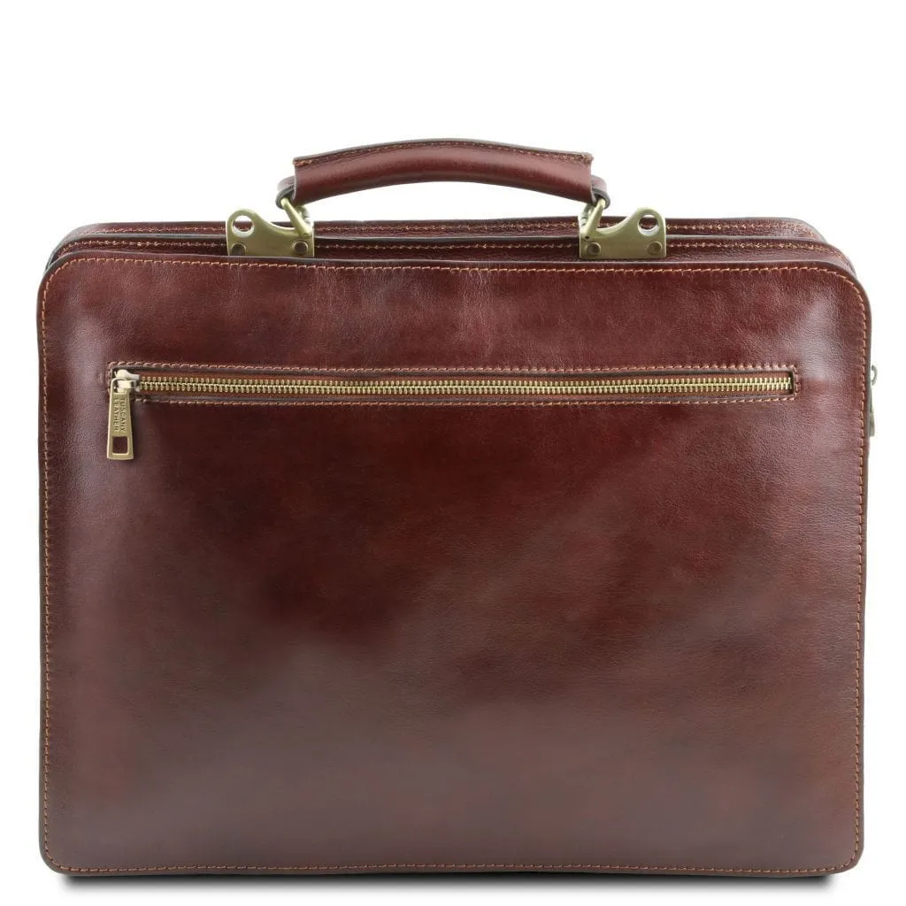 Venezia - Leather briefcase 2 compartments | TL141268
