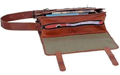 Vintage Brown Leather Bag