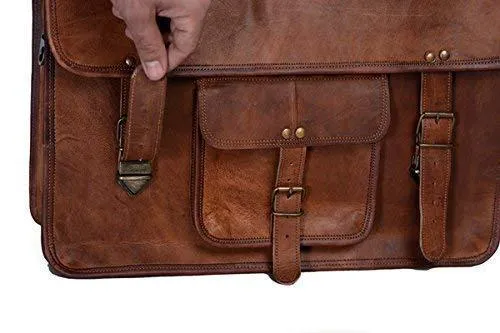 Vintage Brown Leather Bag