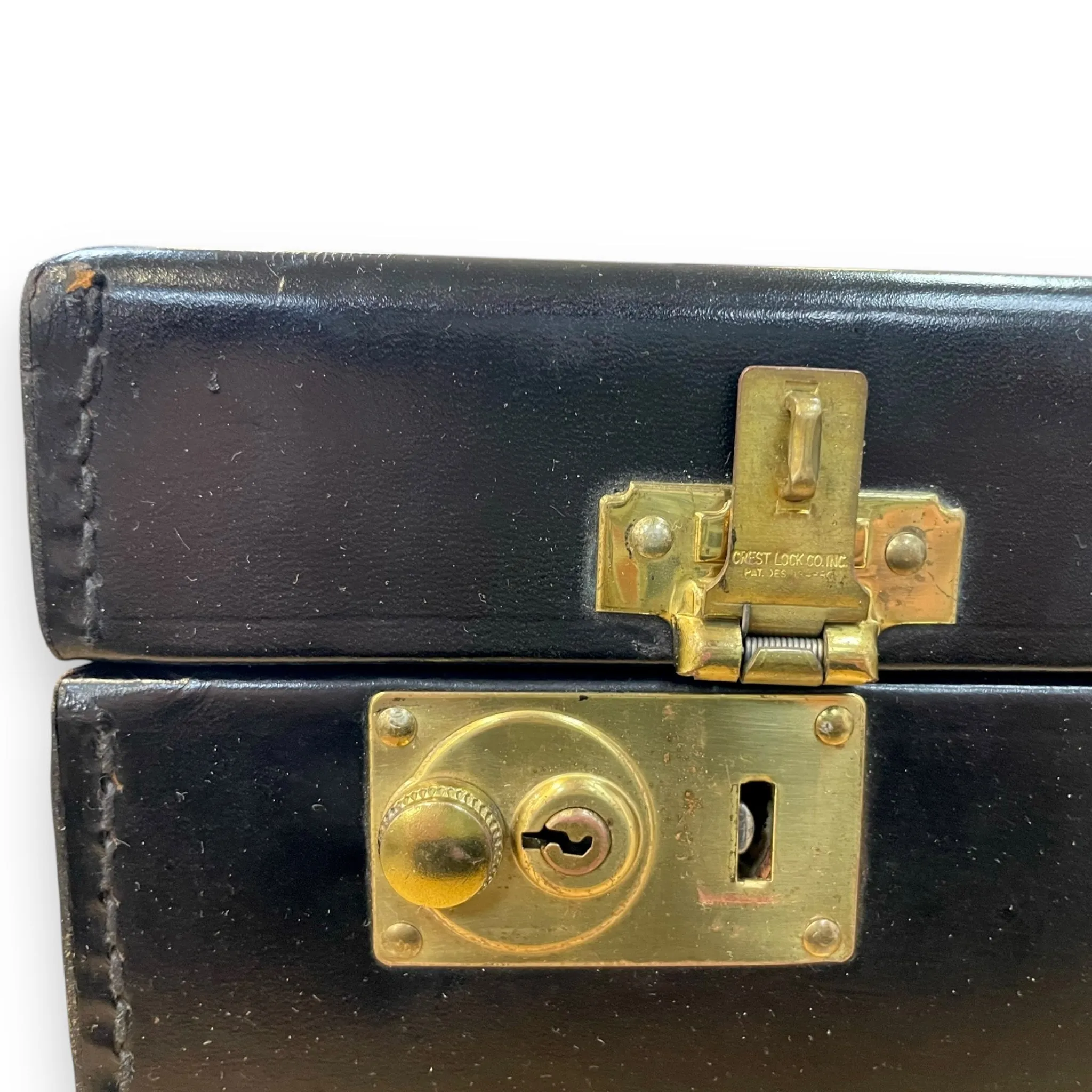 Vintage Genuine Sleek Leather Attaché