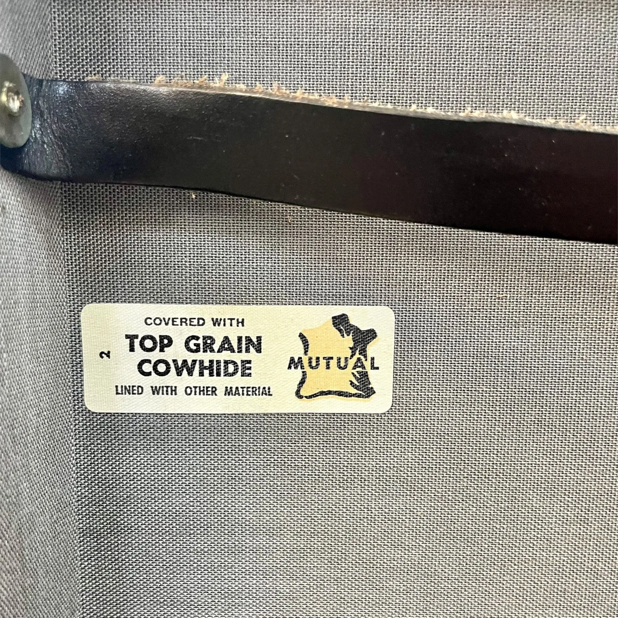 Vintage Genuine Sleek Leather Attaché