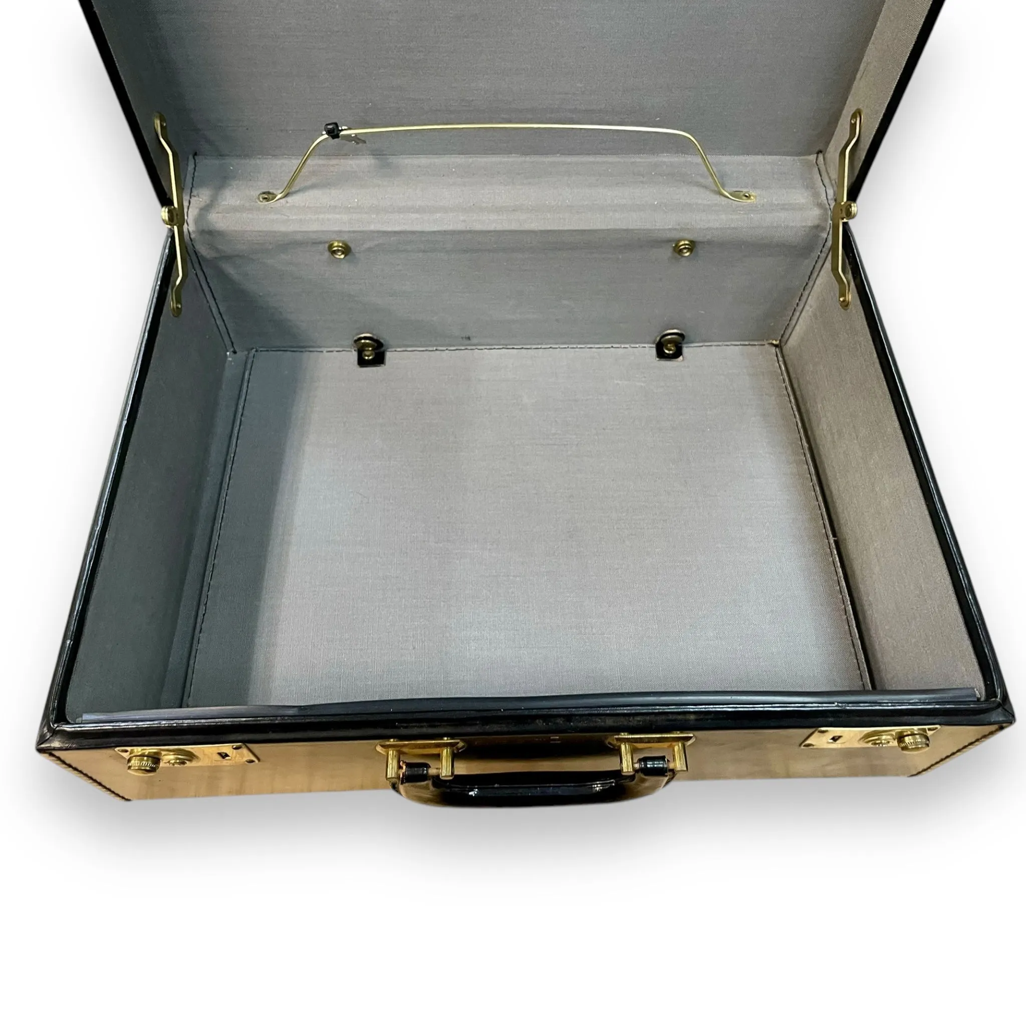 Vintage Genuine Sleek Leather Attaché