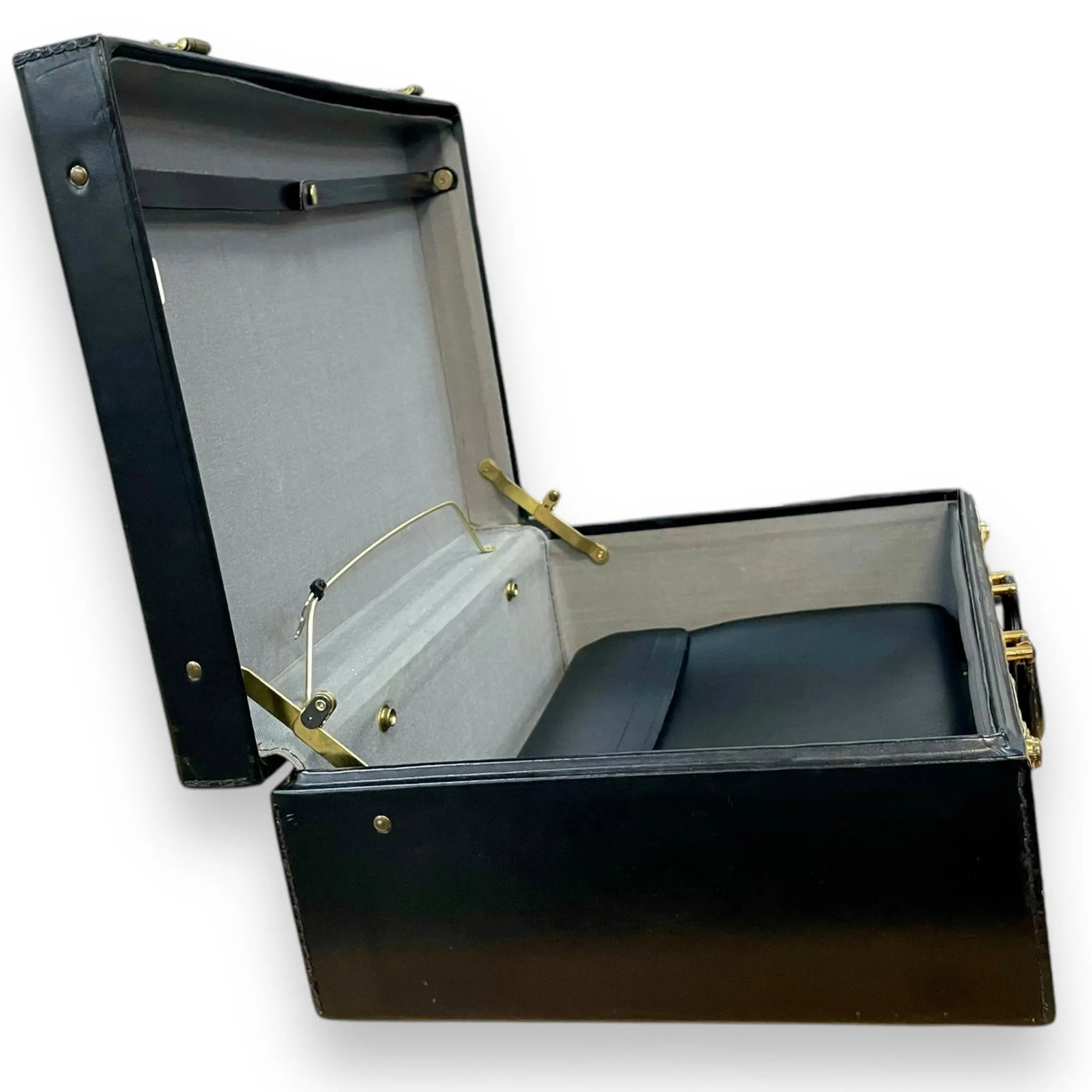 Vintage Genuine Sleek Leather Attaché