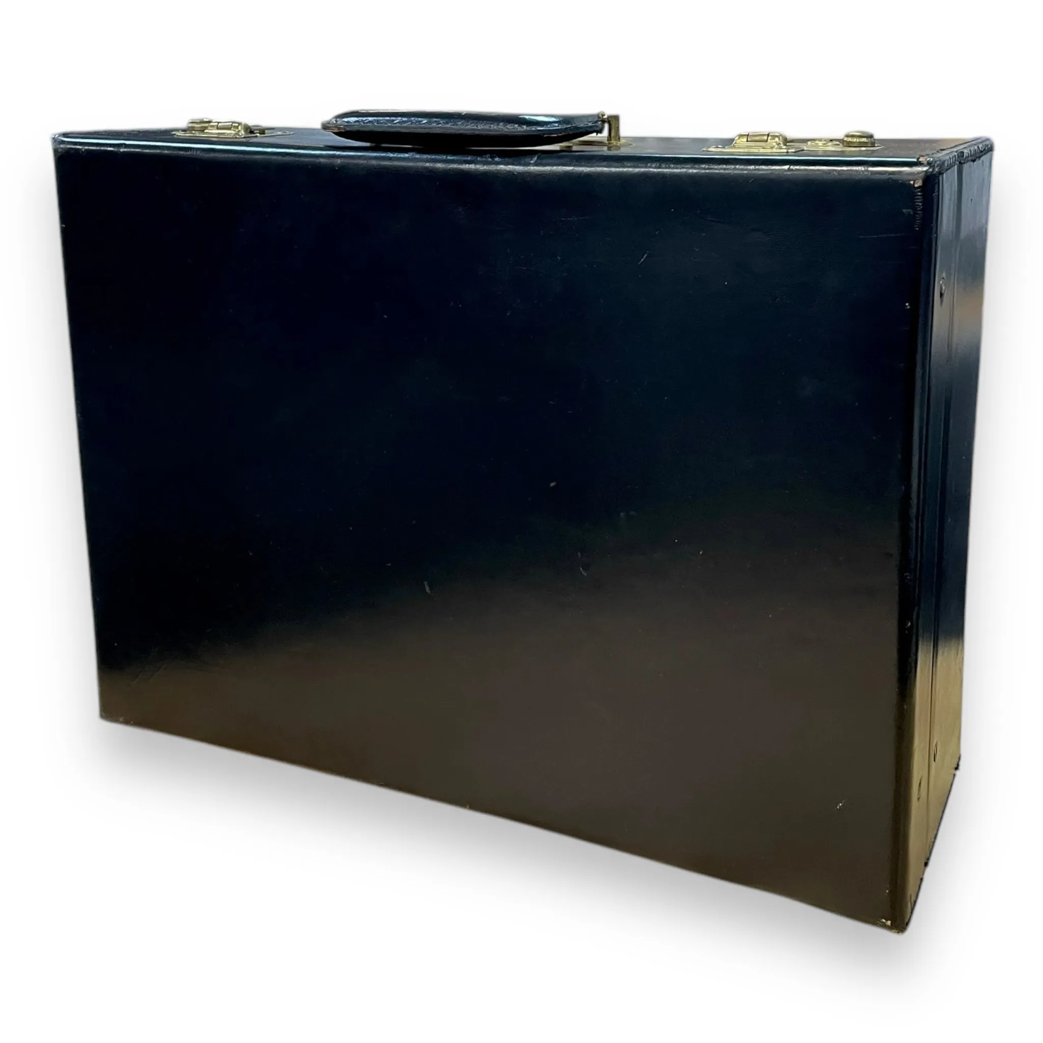 Vintage Genuine Sleek Leather Attaché