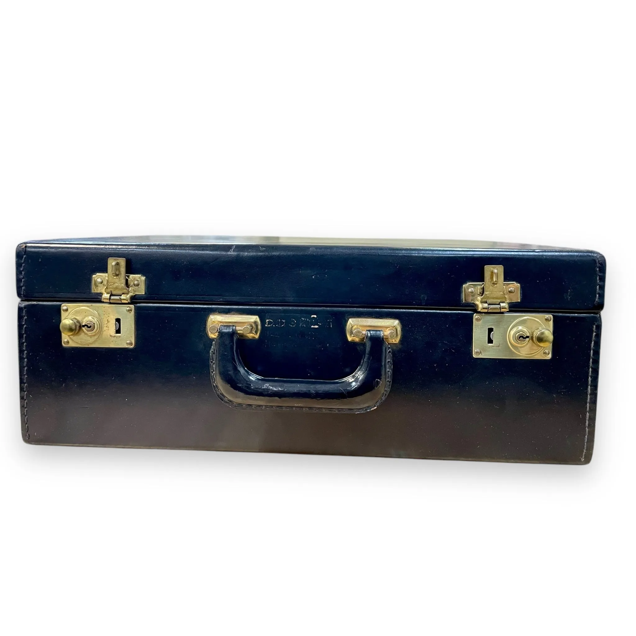 Vintage Genuine Sleek Leather Attaché