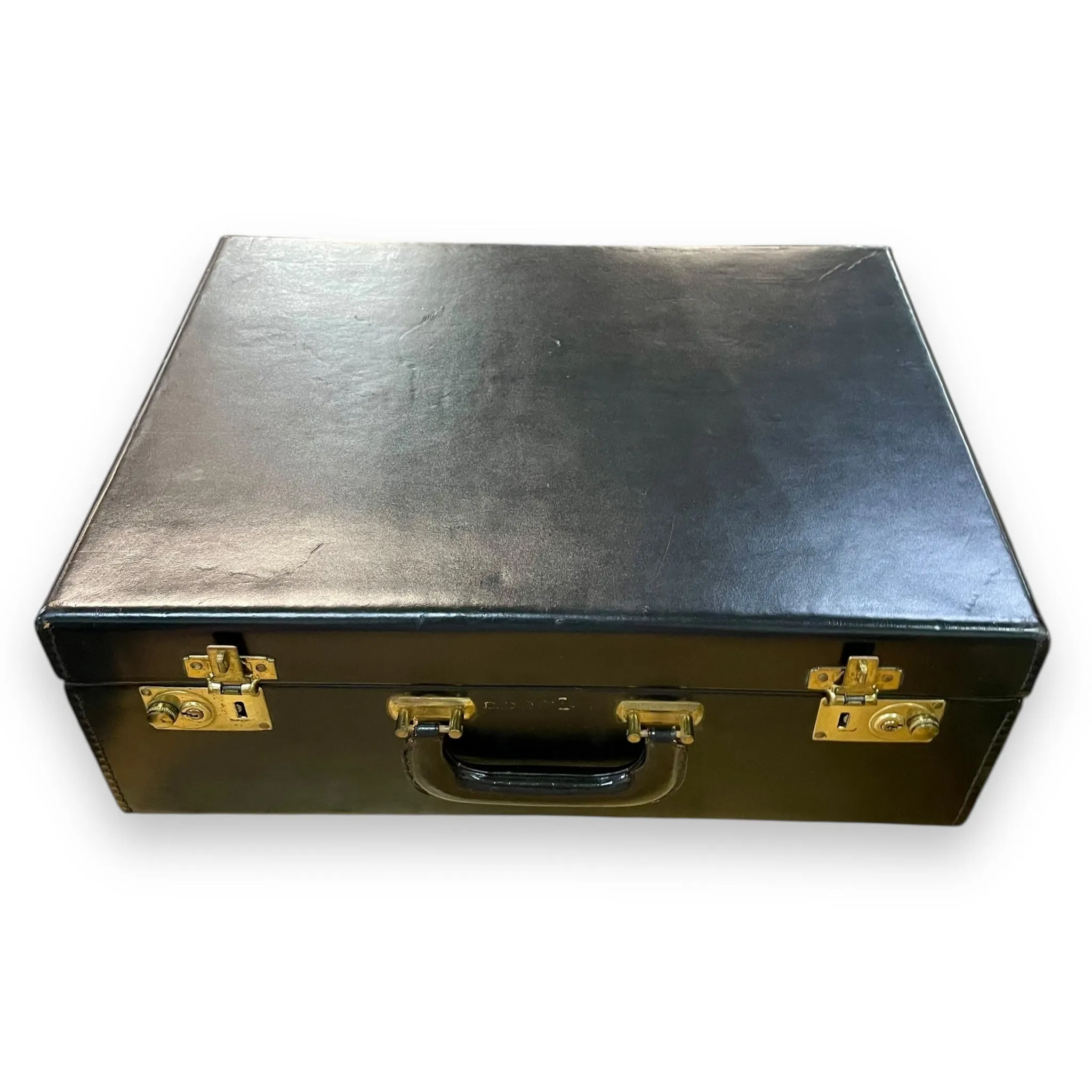 Vintage Genuine Sleek Leather Attaché
