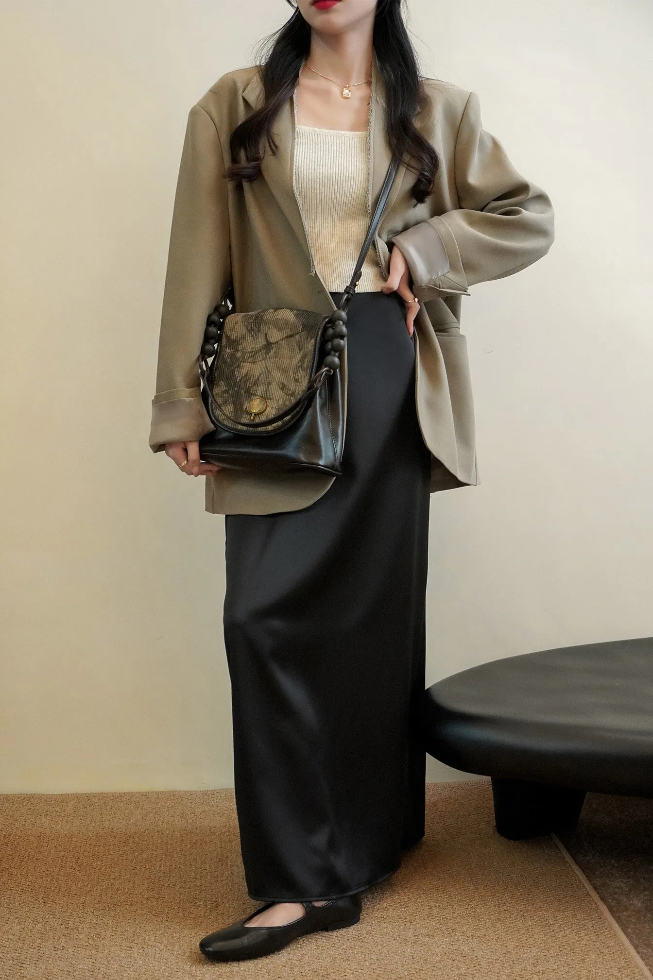 Vintage Ladies Vegan Leather Shoulder Bag Crossbody Small Bags For Women