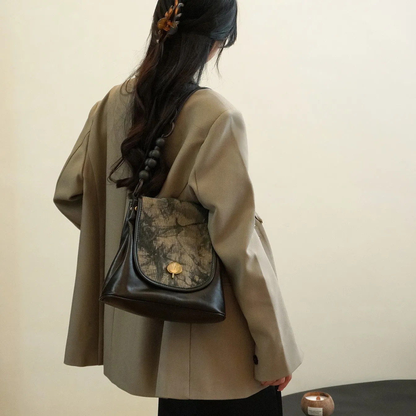 Vintage Ladies Vegan Leather Shoulder Bag Crossbody Small Bags For Women