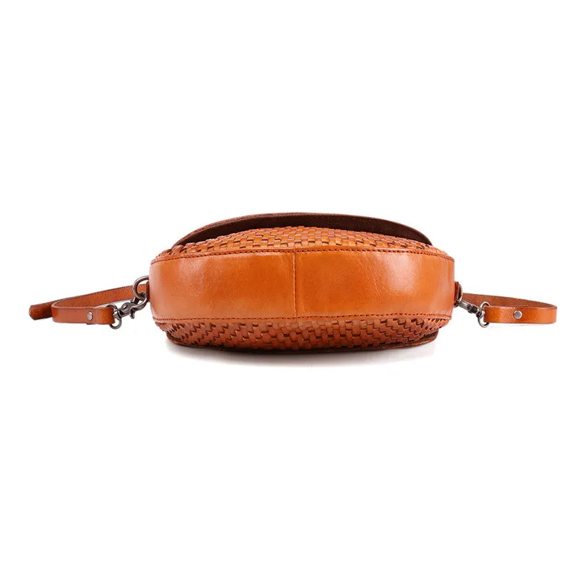 Vintage Womens Boho Leather Satchel Bags Small Handbags Purse For Women