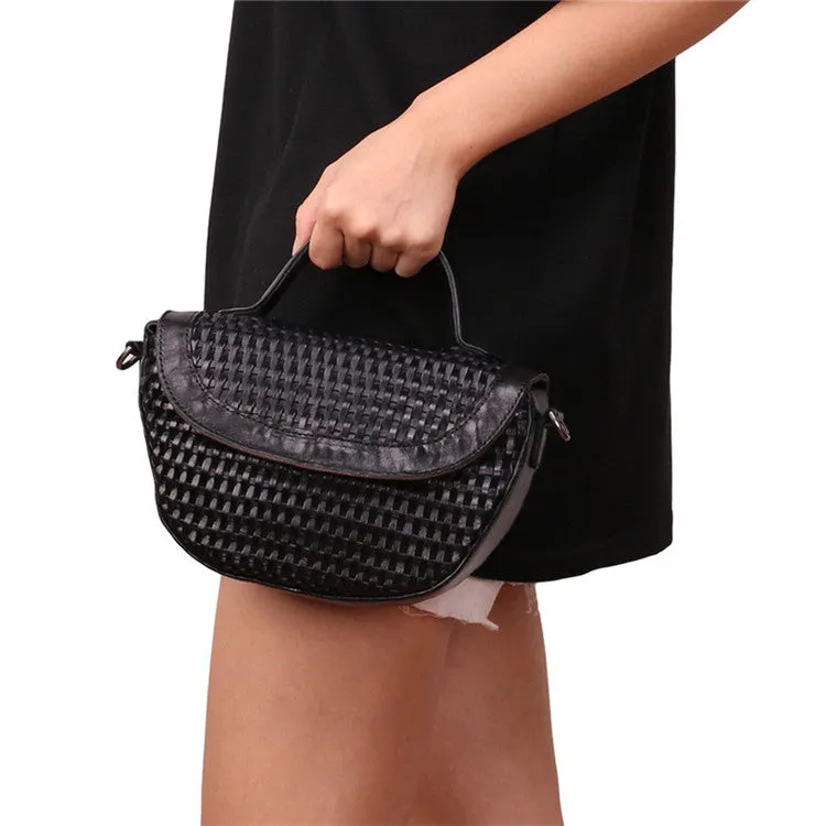 Vintage Womens Boho Leather Satchel Bags Small Handbags Purse For Women