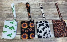 Wristlet/ID and money holders (must ship with other items)